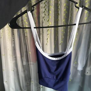 Navy Blue Crossback Tank